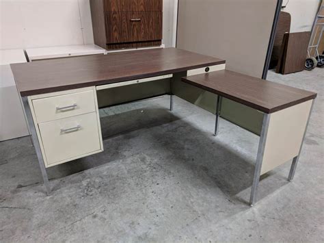 metal l shaped desk